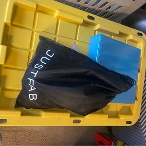 JustFab Bright White Sneakers